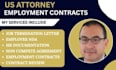 draft and review US employment termination letter disciplinary document