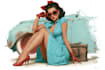 illustrate your pinup character