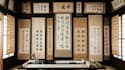 handwrite japanese and chinese calligraphy in multiple styles