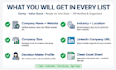 do b2b company research and linkedin prospect list