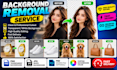 do professional background removal and photo cutout