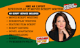 write screenplay, movie script writing, screenwriting, feature film script