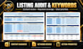 optimize your amazon listing with SEO keywords and compelling copy