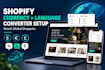 setup auto currency converter language translator to your shopify store