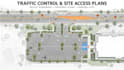mutcd traffic control plan, road construction plan, driveway plan, parking lot
