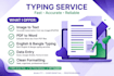 do fast and accurate typing and data entry  in english and bengali