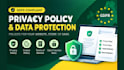 write gdpr privacy cookie policy and data protection documents