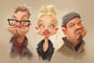 do unique and funny caricature art