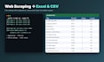 do python web scraping to excel csv or google sheets