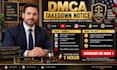 draft, issue and submit a strict dmca takedown notice to remove stolen content