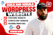build coaching website for life coach, consultant, or trainer, wordpress website