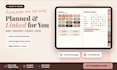 design responsive etsy hyperlinked planner, etsy digital planner