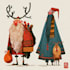 create cute and unique christmas character designs