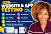 do mobile app testing, app reviews, app installs, qa testing