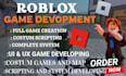 roblox full game developing, roblox map builder, roblox full game creating