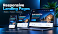 create and host a professional responsive website