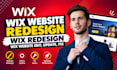 wix website redesign wix redesign wix website edit, update, fix wix website
