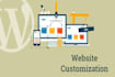 do wordpress customization or wordpress redesign or fix wordpress issues