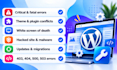 fix wordpress issues, fix wordpress website