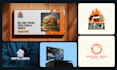design 3 business logo, brand identity and visual identity