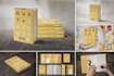 create 3d book cover mockup in 3 different styles