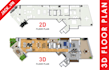 create professional 2d, 3d floor plan