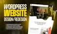 build, create and design responsive wordpress website
