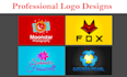 design a unique professional logo for your business or brand