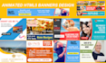 do animated HTML5 banners for adwords and remarketing