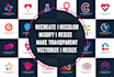 edit, recolor, change font, vectorize, make transparent logo