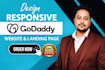 create user friendly godaddy website, godaddy design godaddy landing page