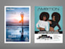 design stylish flyer, poster or magazine ad
