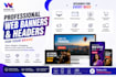design professional web banners and headers for your brand