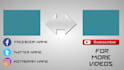 make a clean Youtube outro video intro