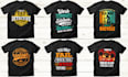 create custom typography tshirt design