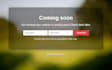 design a  awesome coming soon or under construction page