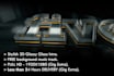 create clean 3d glossy glass intro