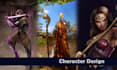 draw professional character design and concept art