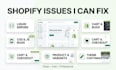 fix shopify bugs, theme errors and do custom liquid coding