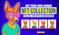 design nft art and generate to nft collection