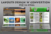 design your web or social media template