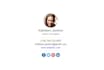 create a professional and elegant HTML email signature