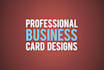 design best and professional business card