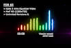 create music visualization with light saber effect