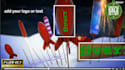 christmas and new year greeting video intro