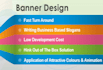 design a professional web banner,header,flyer