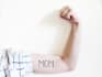 hand letter a name and turn it into a temporary tattoo