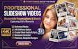 create a professional wedding, memorial, or birthday photo slideshow