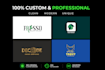 design a minimalist logo and brand identity for you