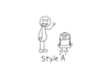 draw you a silly picture or comic